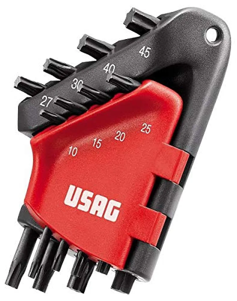 usag-280-stx-8c-set-8-chiavi-maschio-torx-acciaio-professionale image 1