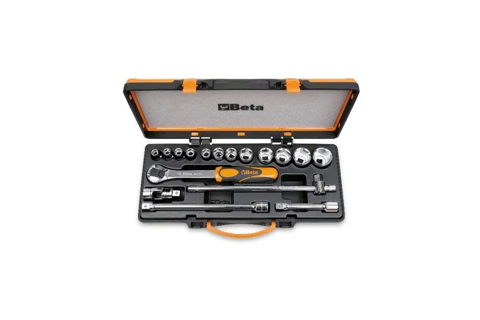 beta-920a-c12x-set-12-chiavi-a-bussola-esagonali-con-5-accessori-in-cassetta-di- image 1