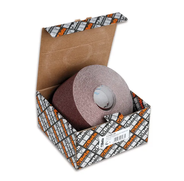 beta-11495-120-rotolo-tela-abrasiva-al-corindone-grana-120-antispreco-made-in-it image 1