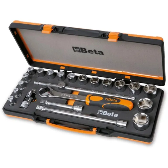 beta-920a-c17m-set-17-chiavi-a-bussola-1-2-con-cricchetto-prolunghe-e-snodo-in-c image 1