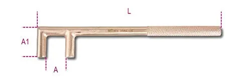 beta-chiave-antiscintilla-semplice-per-valvole-di-sicurezza-65-mm image 1