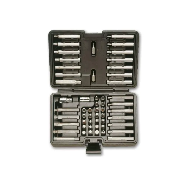 beta-867-c52-set-52-inserti-con-attacco-esagonale-10-mm-e-2-accessori-in-cassett image 1