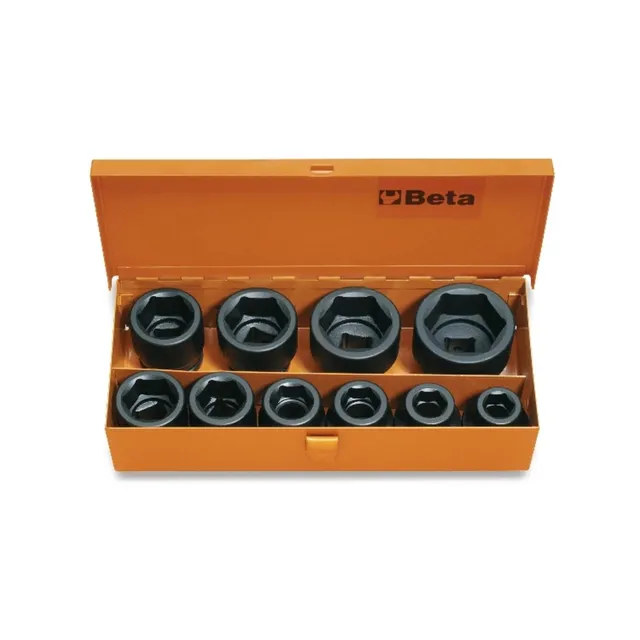 beta-728-c10-set-di-10-chiavi-a-bussola-esagonali-da-17-a-46-mm-in-cassetta-di-l image 1