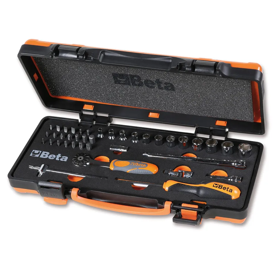 beta-900-c12mz-set-39-pezzi-chiavi-a-bussola-1-4-con-cricchetto-72-denti-12-buss image 1