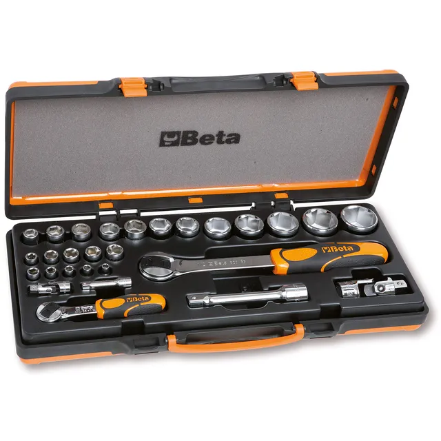 beta-902a-c22-assortimento-22-chiavi-a-bussola-esagonali-1-4-da-5-a-13-mm-e-6-ac image 1