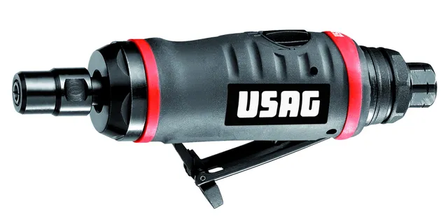 usag-922-b1-smerigliatrice-diritta-pneumatica-0-3-cv-220-w-con-pinza-6-mm-veloci image 1
