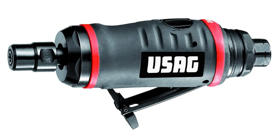 usag-922-b1-smerigliatrice-diritta-pneumatica-0-3-cv-220-w-con-pinza-6-mm-veloci image 1
