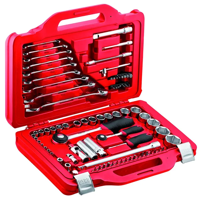 usag-601-1-4-1-2-j82-assortimento-in-cassetta-modulare-con-bussole-esagonali-e-c image 1