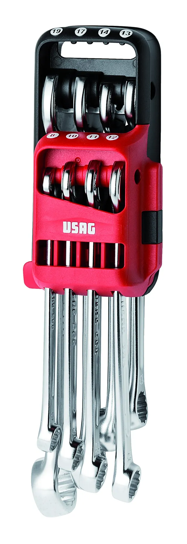usag-285-ds8-u02850863-serie-di-8-chiavi-combinate-da-8-a-19-mm-con-supporto image 1