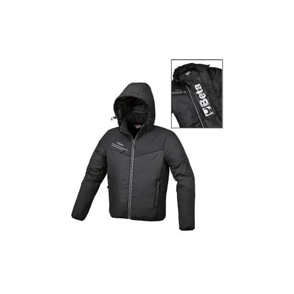 beta-7780t-m-giubbotto-bomber-da-lavoro-multitasche-nero-con-cappuccio-foderato- image 1