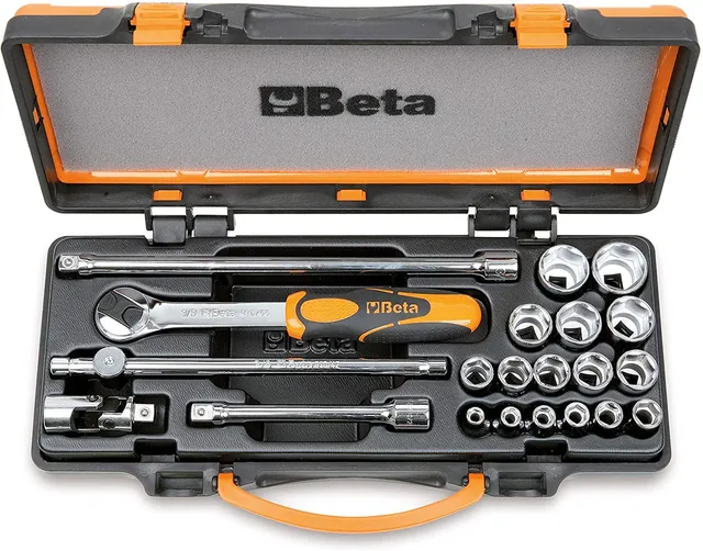 beta-910a-c16-assortimento-16-chiavi-a-bussola-esagonali-e-5-accessori-21-pezzi- image 1