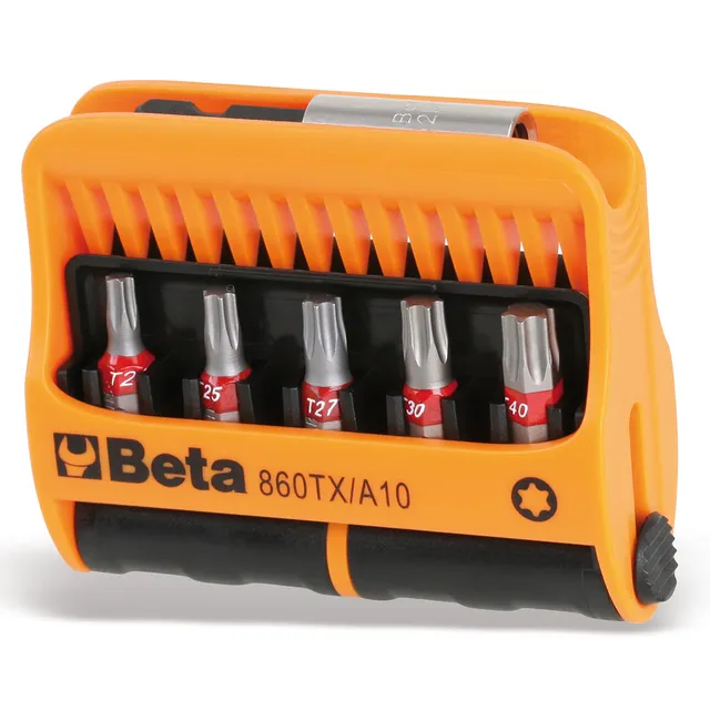 beta-860tx-a10-10-inserti-torx-t7-t40-con-portainserti-magnetico-in-astuccio-tas image 1
