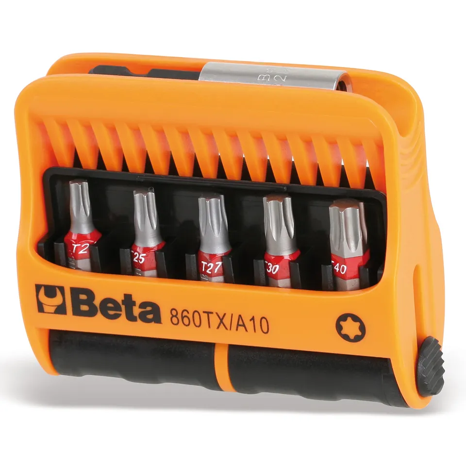 beta-860tx-a10-10-inserti-torx-t7-t40-con-portainserti-magnetico-in-astuccio-tas image 1
