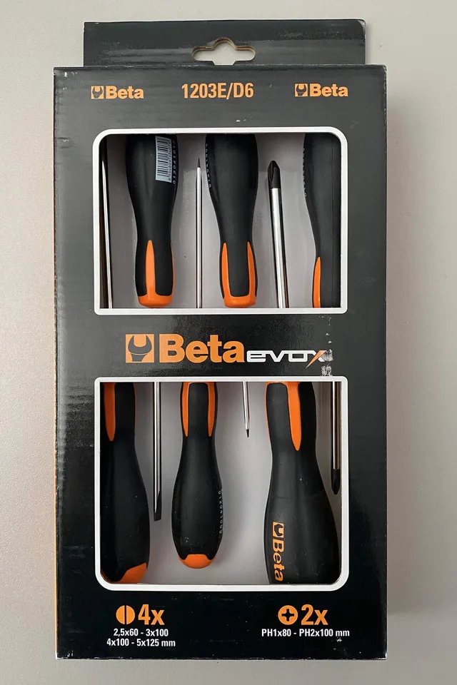 beta-1203e-d6-evox-set-6-giraviti-professionali-lama-piatta-e-phillips-con-impug image 1