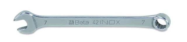 beta-42inox-7-chiave-combinata-forchetta-e-poligonale-piegata-da-7-mm-in-acciaio image 1