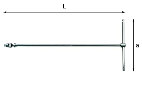 usag-273-1-4-q-chiave-a-t-con-snodo-cardanico-attacco-quadro-1-4-e-asta-scorrevo image 5