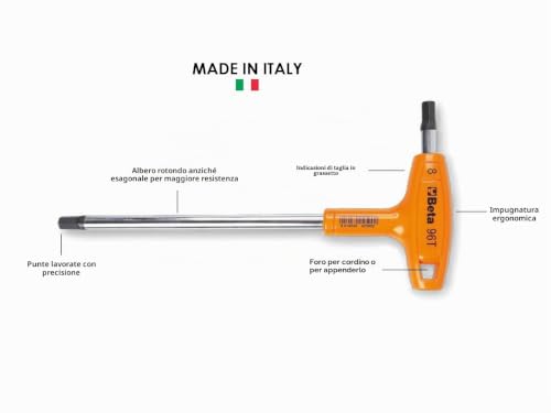 beta-96t-3-chiave-maschio-esagonale-piegate-3-mm-cromate-con-impugnatura-di-mano image 6
