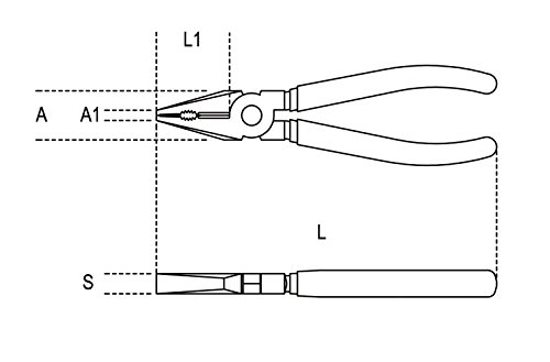beta-1150bmk-180-pinza-universale-cromata-con-impugnatura-bimateriale-da-180-mm image 4
