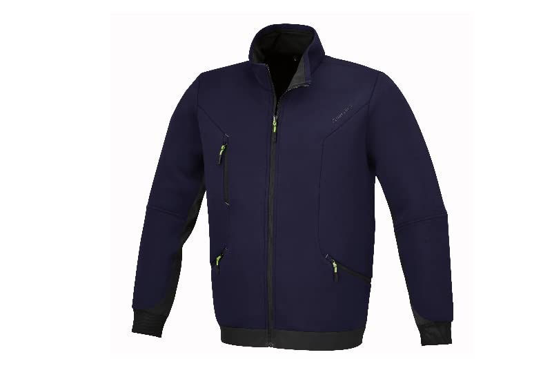 beta-7634b-felpa-da-lavoro-tecnica-con-zip-lunga-termica-multitasche-blu-nera image 1