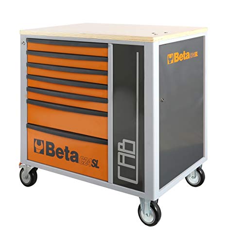 beta-c24sl-cab-g-cassettiera-portautensili-da-officina-con-7-cassetti-e-armadiet image 6