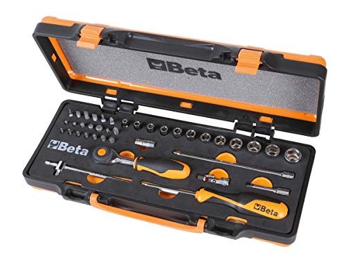 beta-900-c12mr-assortimento-12-chiavi-a-bussola-esagonali-1-4-con-cricchetto-rot image 3