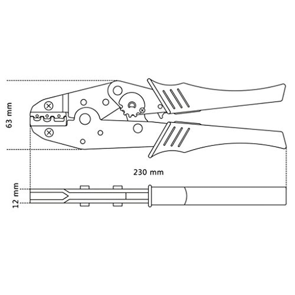 beta-1608-pinza-crimpatrice-per-capicorda-preisolati-con-regolatore-di-pressione image 2