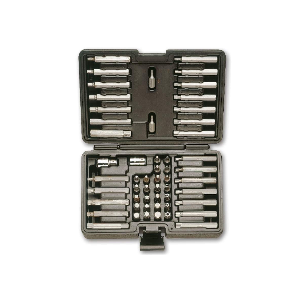 beta-867-c52-set-52-inserti-con-attacco-esagonale-10-mm-e-2-accessori-in-cassett image 1