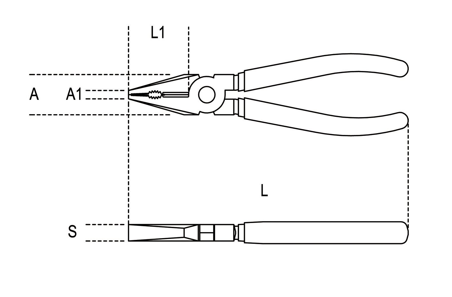 beta-1150bmk-180-pinza-universale-cromata-con-impugnatura-bimateriale-da-180-mm image 2
