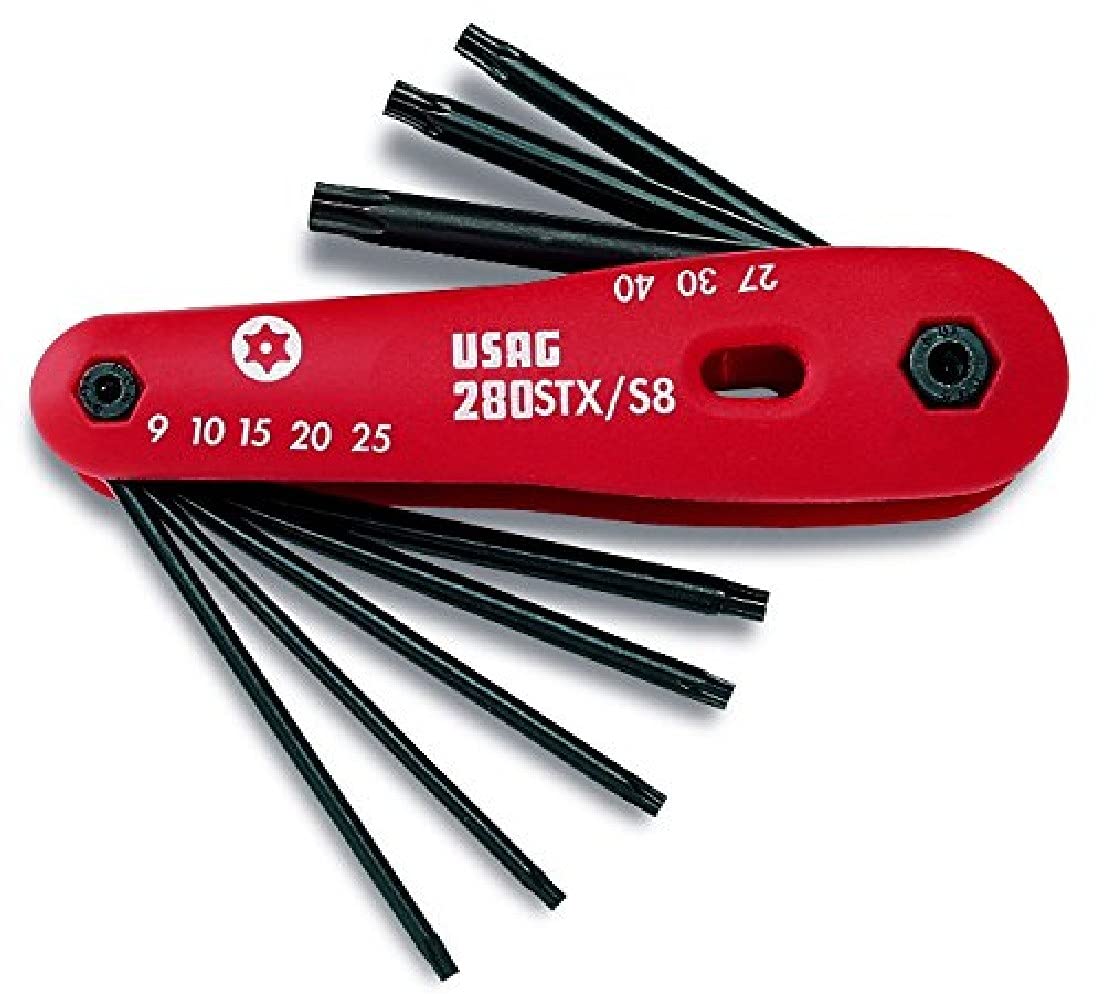usag-280-lts-s9-set-di-9-chiavi-a-brugola-maschio-esagonali-lunghe-con-testa-sfe image 7
