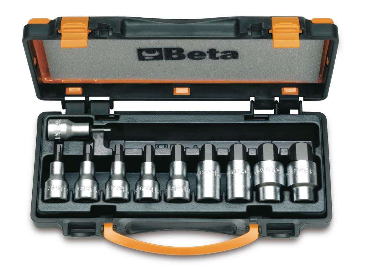 beta-920pe-c10-set-10-chiavi-a-bussola-maschio-esagonale-da-4-a-19-mm-in-cassett image 1
