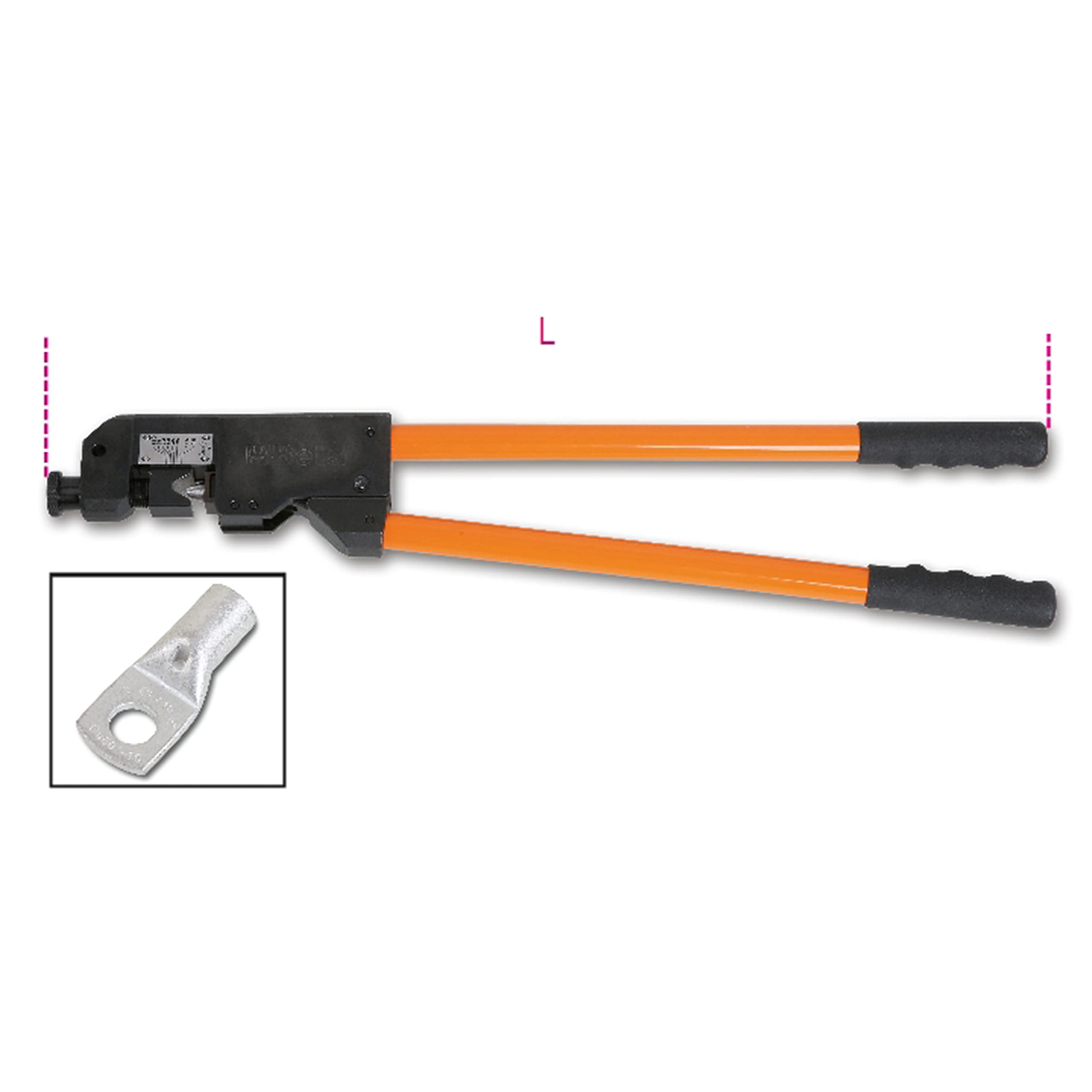 beta-1609b-pinza-crimpatrice-per-capicorda-in-rame-non-isolati-10-120-mm-acciaio image 5
