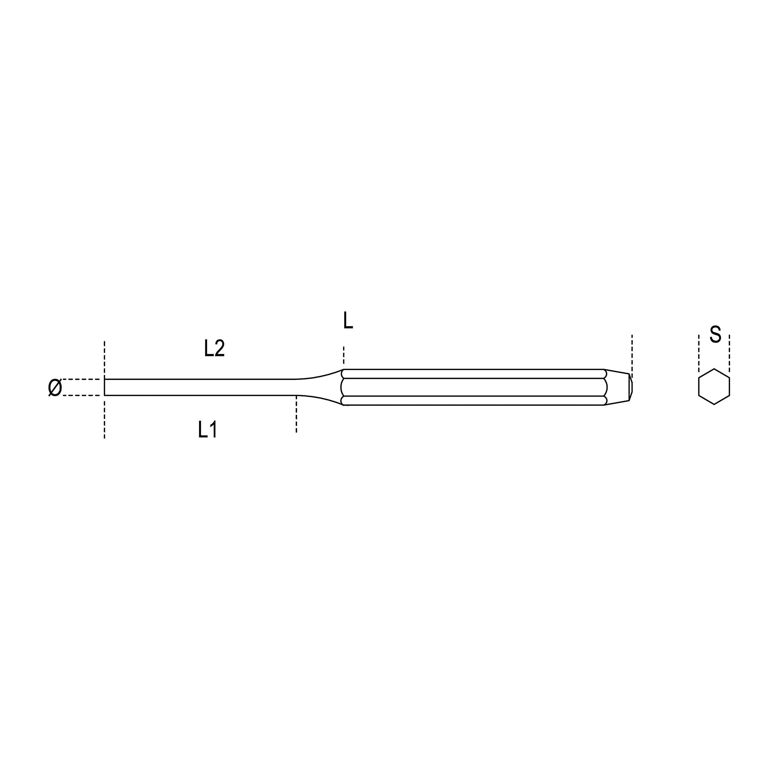 beta-32-serie-5-bulini-cromati-150-mm-set-5-pezzi-made-in-italy-per-officina image 5
