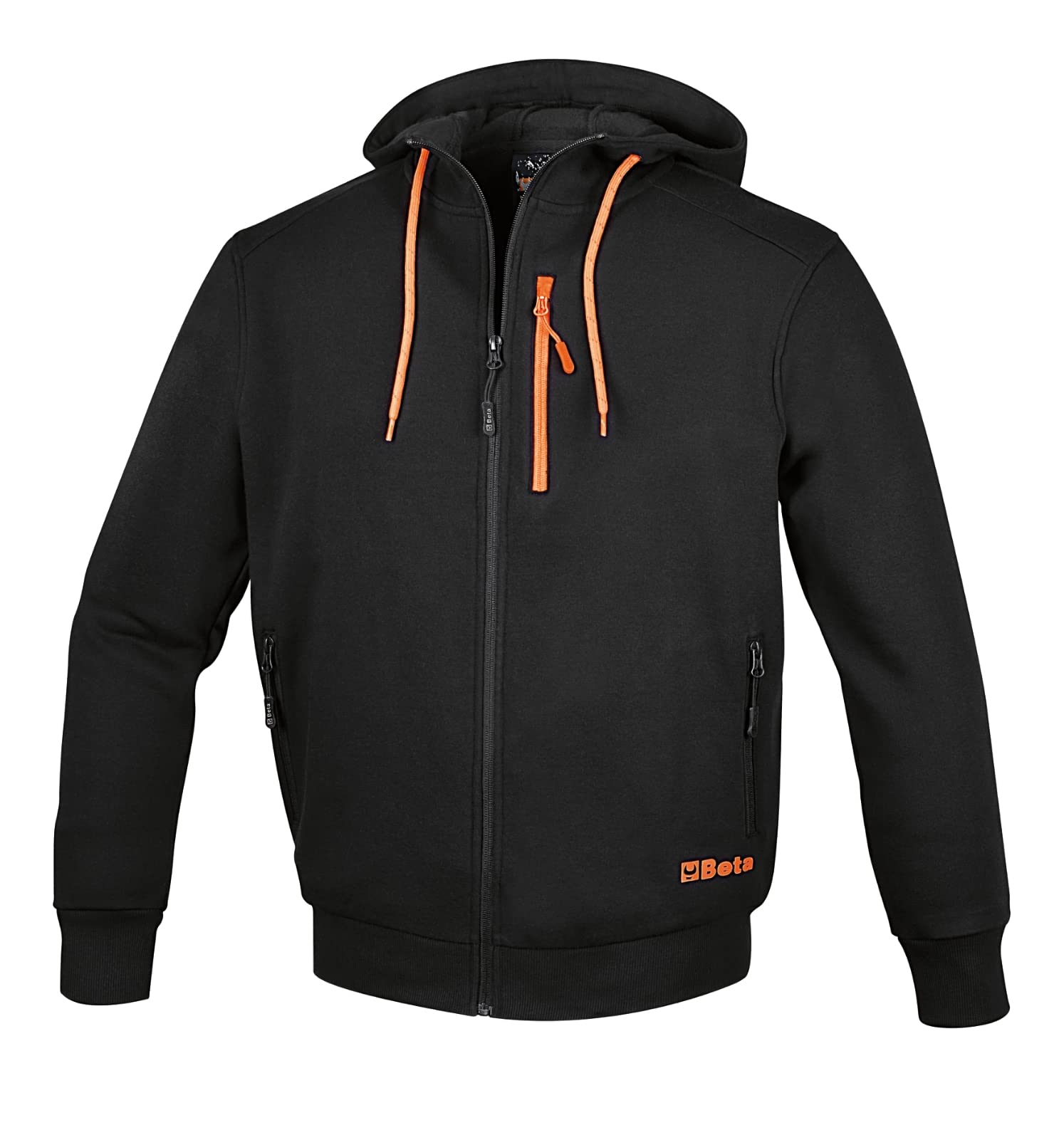 beta-7665n-felpa-da-lavoro-con-zip-lunga-e-cappuccio-fisso-multitasche-60-cotone image 1