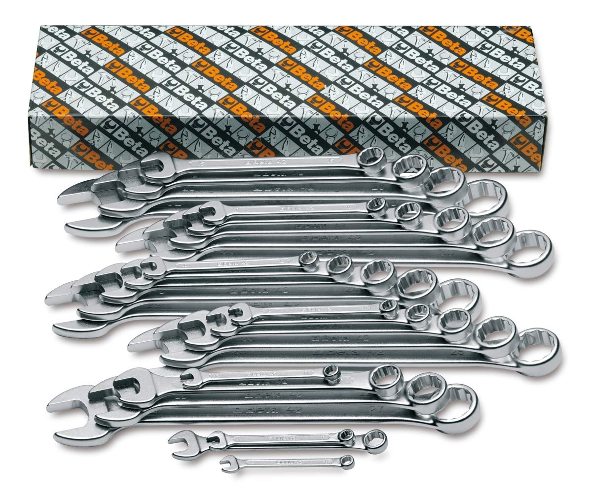 beta-42-s17-set-17-chiavi-inglesi-combinate-a-forchetta-e-anello-cromate-opache- image 7