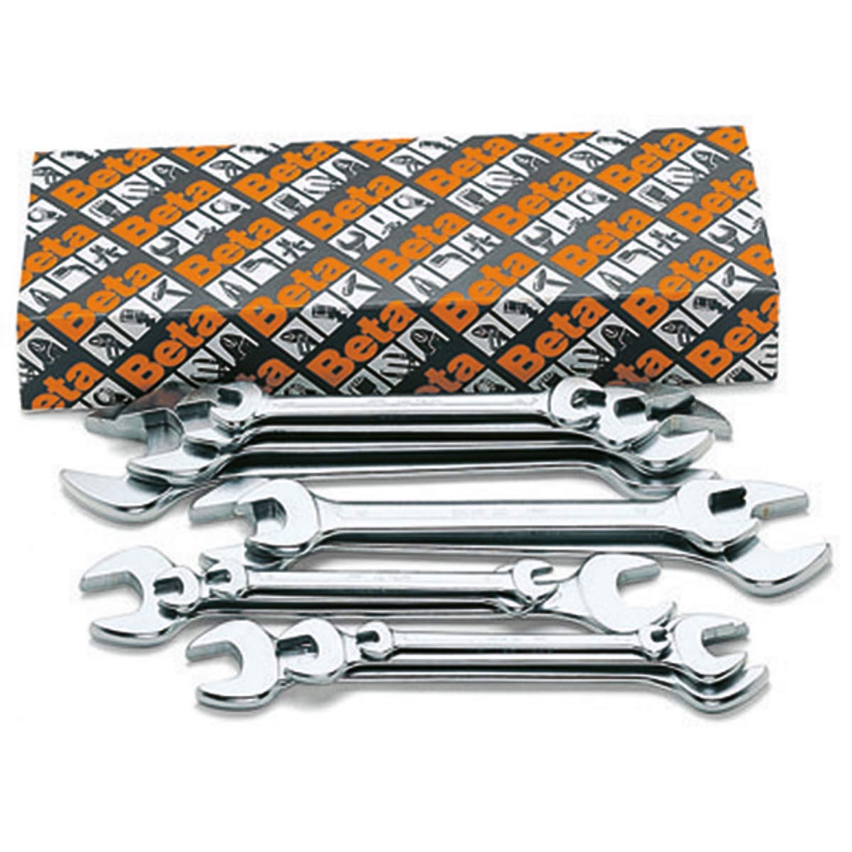 beta-55-s13-set-13-chiavi-a-forchetta-doppie-cromate-da-6x7-a-30x32-mm-per-serra image 5