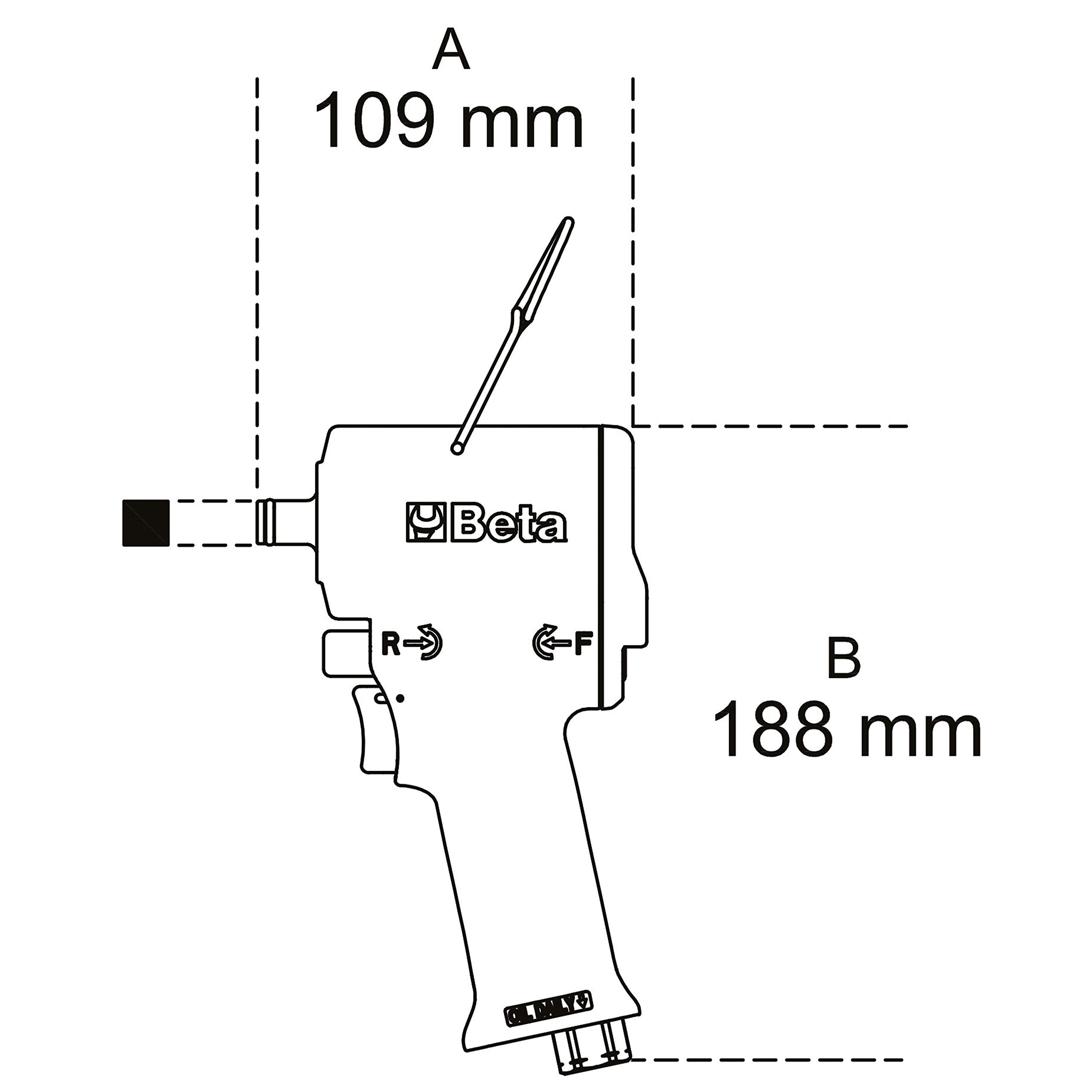 beta-1927xm-avvitatore-a-impulsi-pneumatico-compatto-reversibile-770-nm-10-000-g image 4