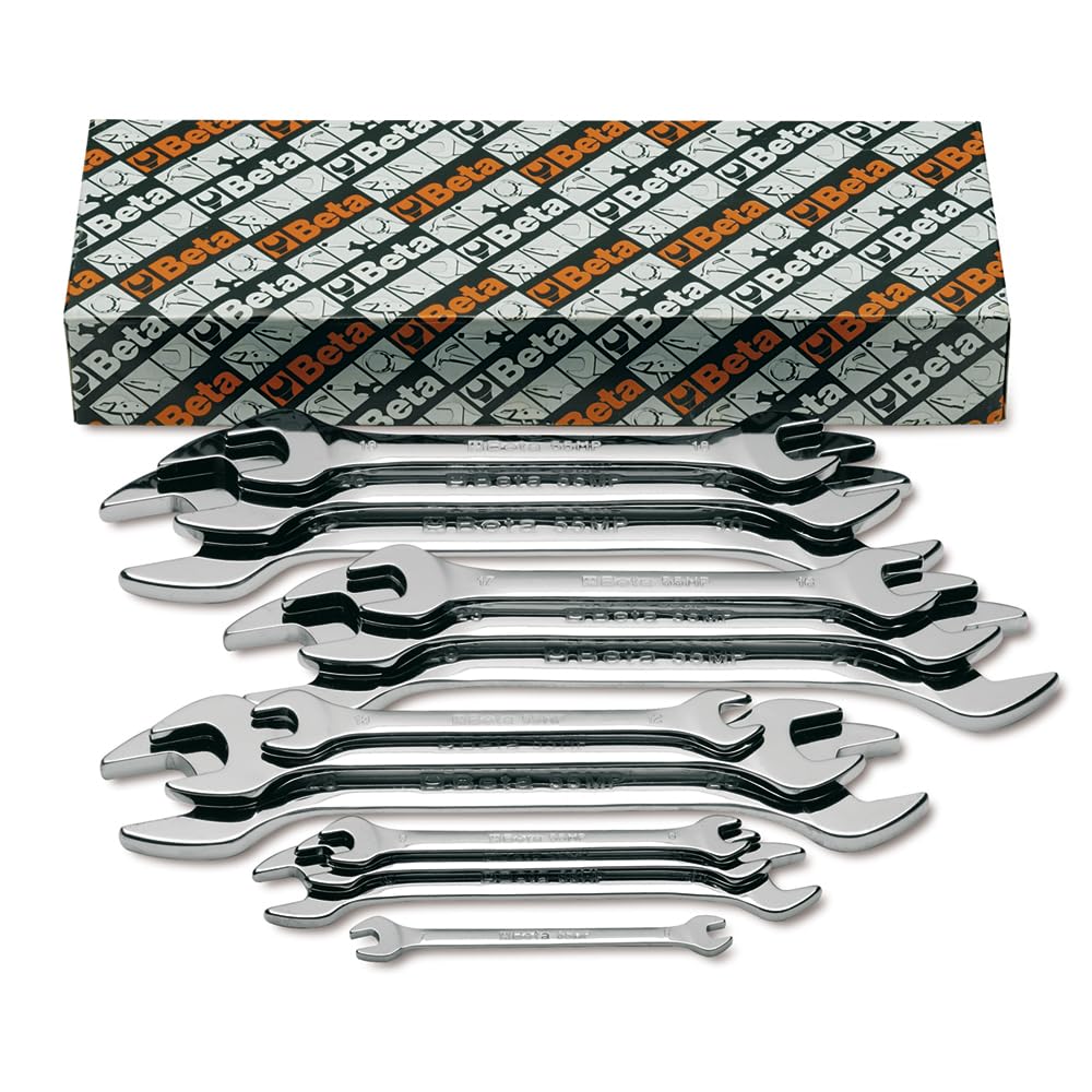beta-55-s13-set-13-chiavi-a-forchetta-doppie-cromate-da-6x7-a-30x32-mm-per-serra image 1