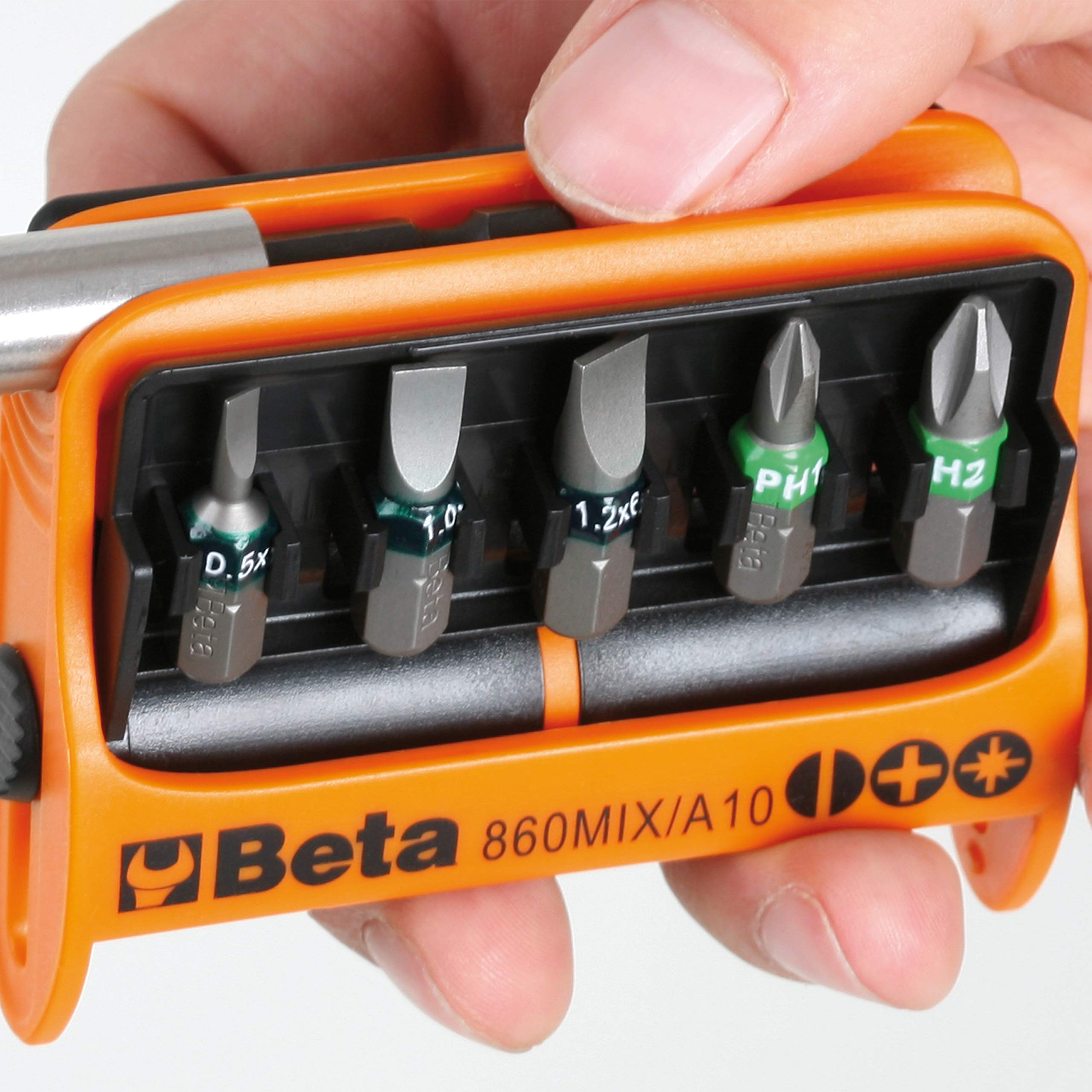 beta-860mix-a10-set-10-inserti-per-avvitatori-con-portainserti-magnetico-in-astu image 4