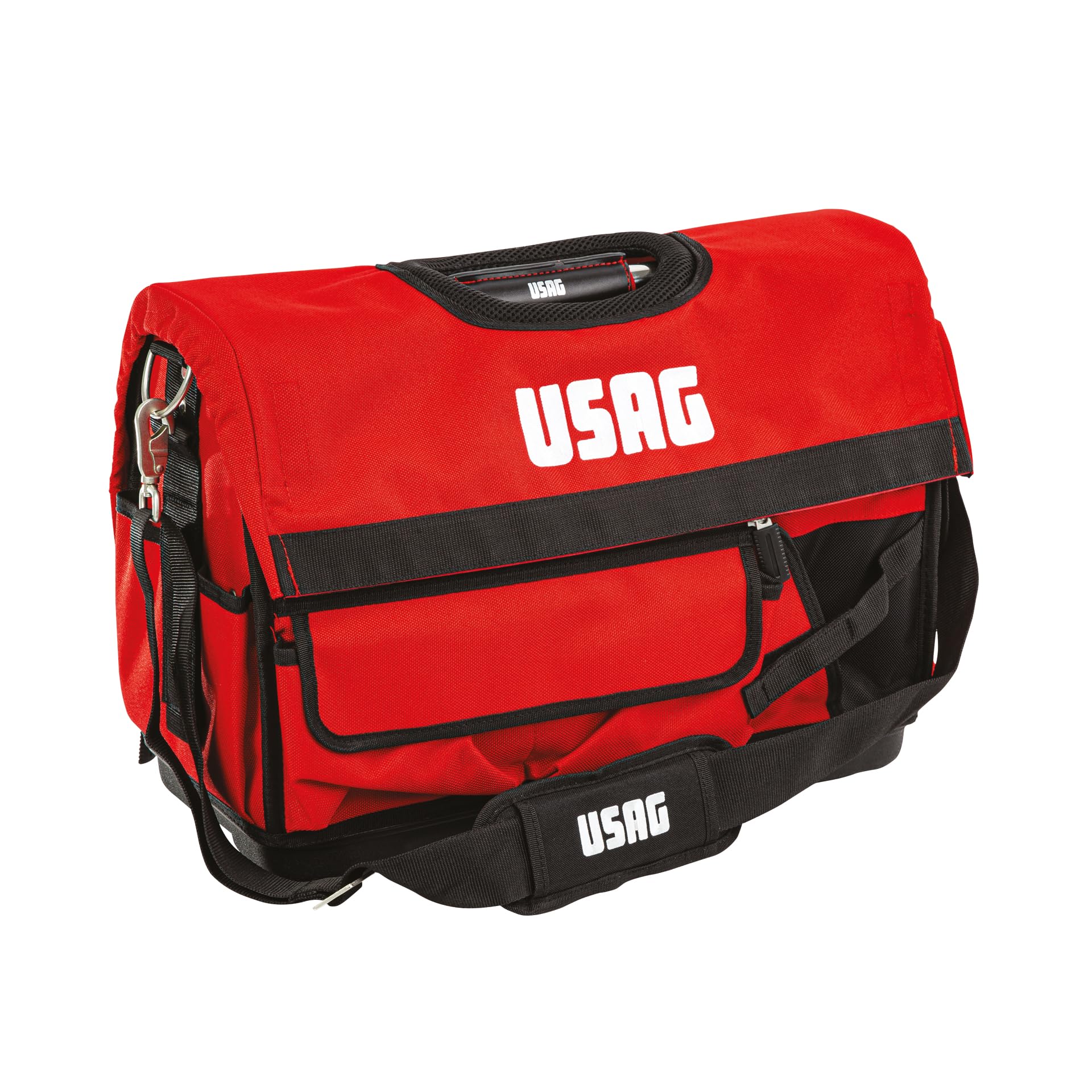 usag-007-v-borsa-professionale-porta-utensili-vuota-con-base-rigida-e-maniglione image 1