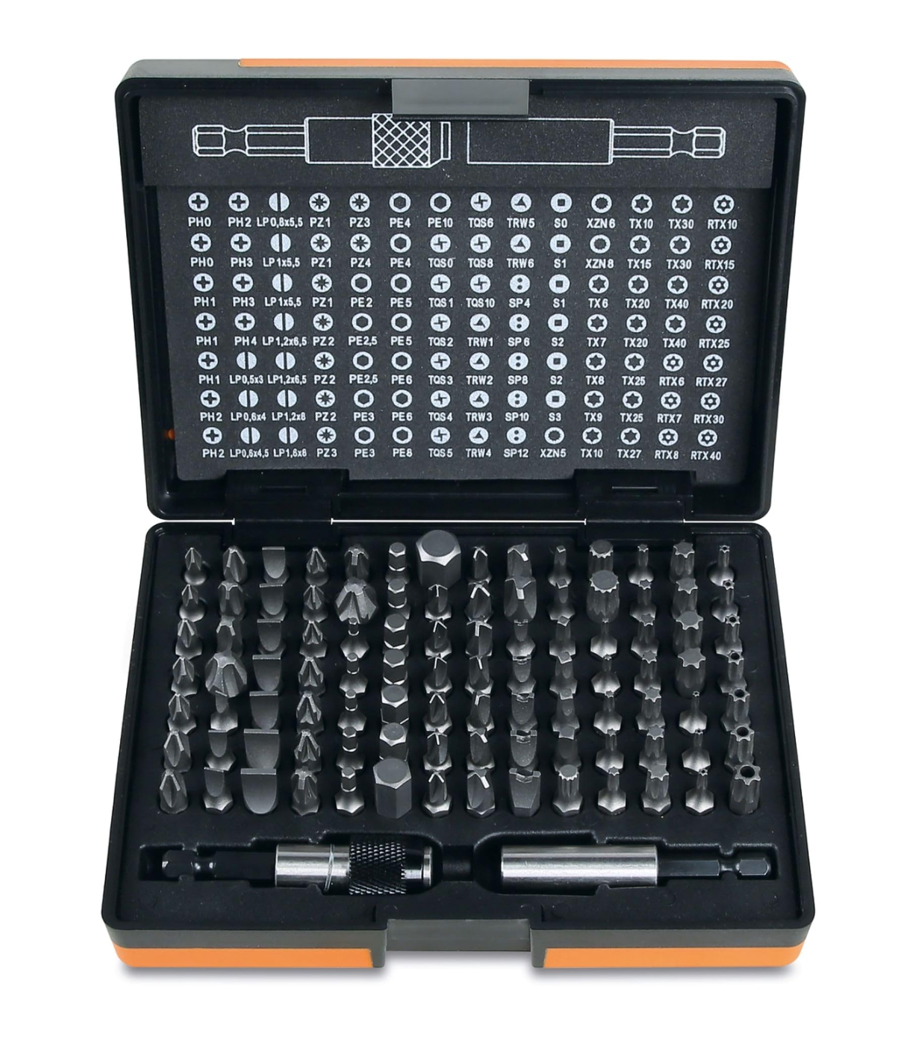 beta-861-c100-set-professionale-98-inserti-con-2-portainserti-attacco-esagonale- image 1