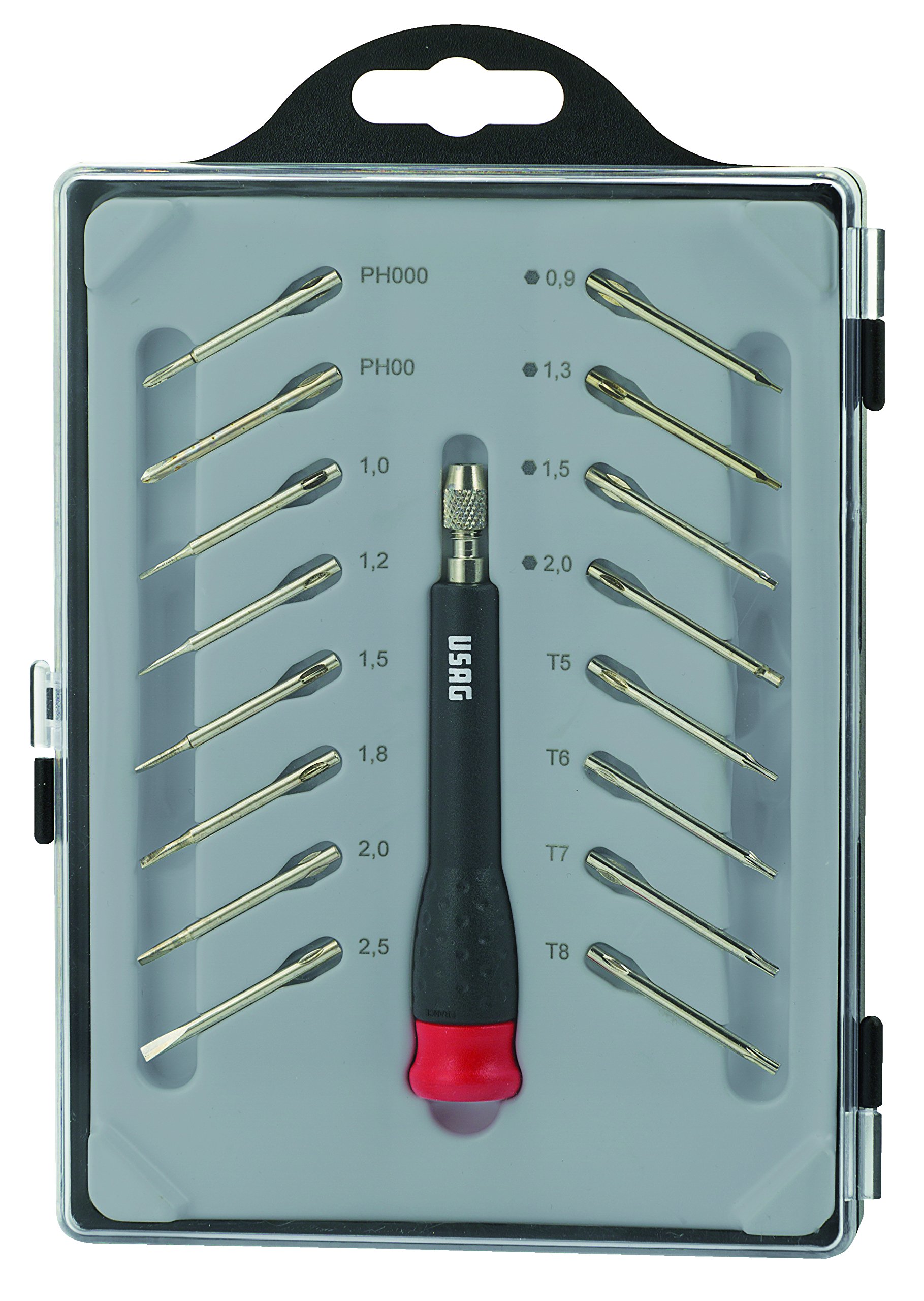 usag-341-sh9-cacciavite-di-precisione-con-8-lame-inserti-intercambiabili-in-astu image 2
