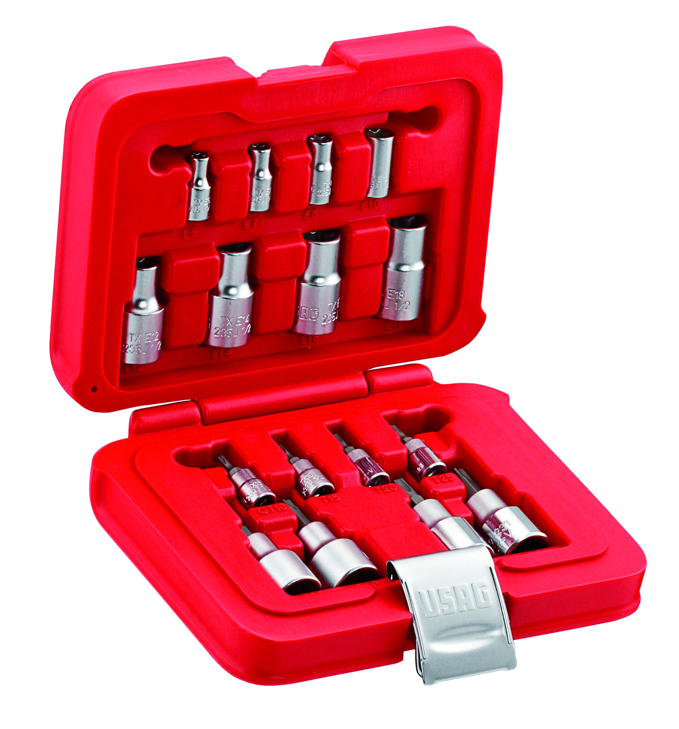 usag-601-1-4-1-2-j82-assortimento-in-cassetta-modulare-con-bussole-esagonali-e-c image 4