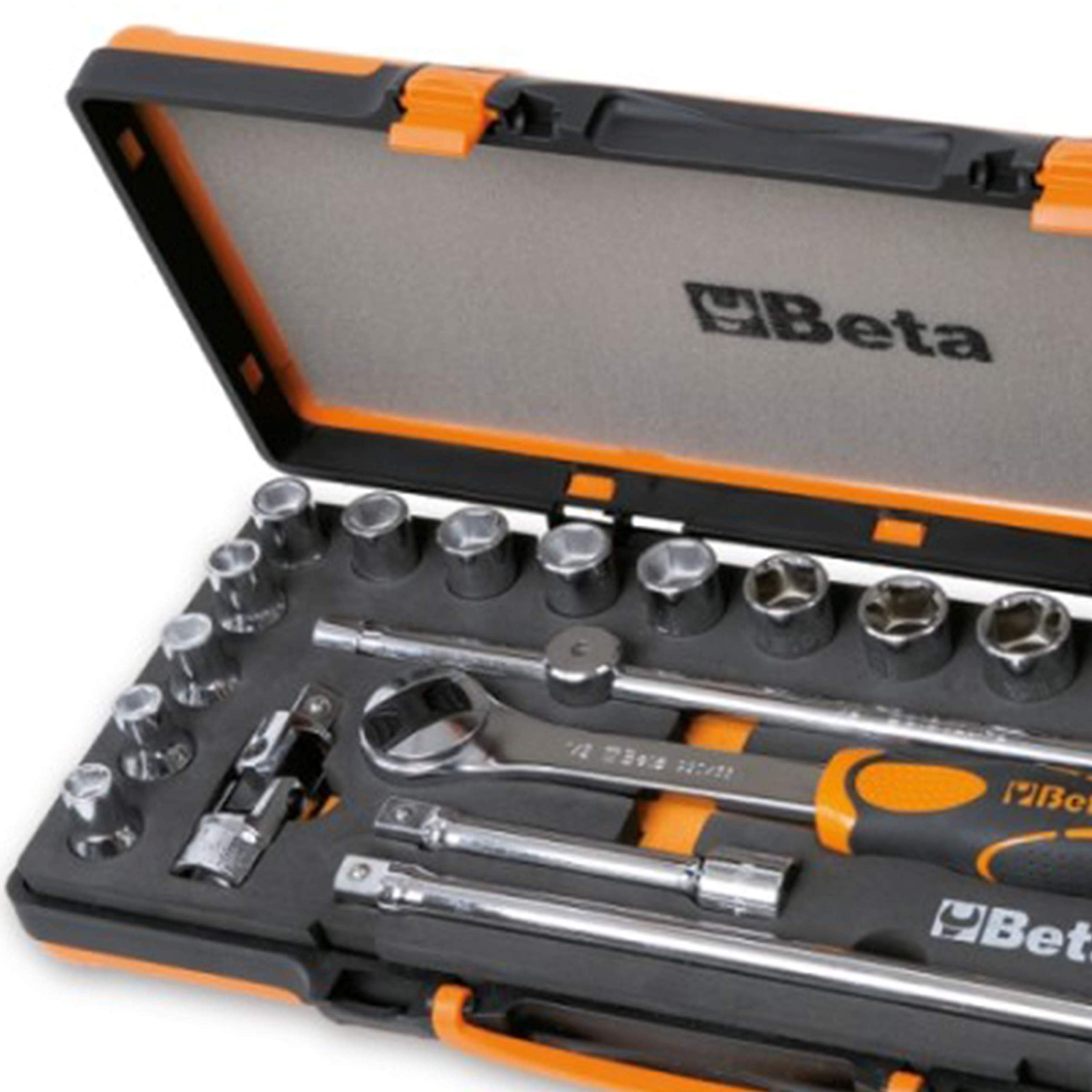 beta-920a-c17m-set-17-chiavi-a-bussola-1-2-con-cricchetto-prolunghe-e-snodo-in-c image 2