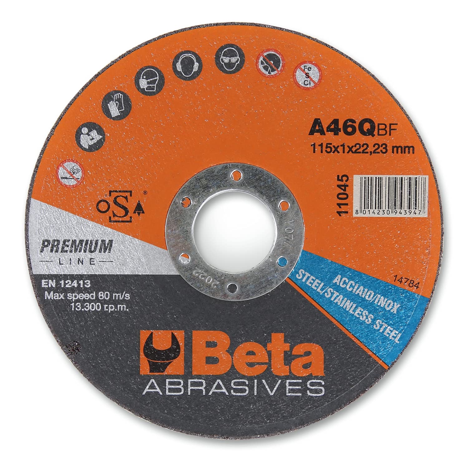 beta-11046-1-6-set-25-dischi-abrasivi-da-taglio-sottili-125x1-6-mm-per-acciaio-e image 2