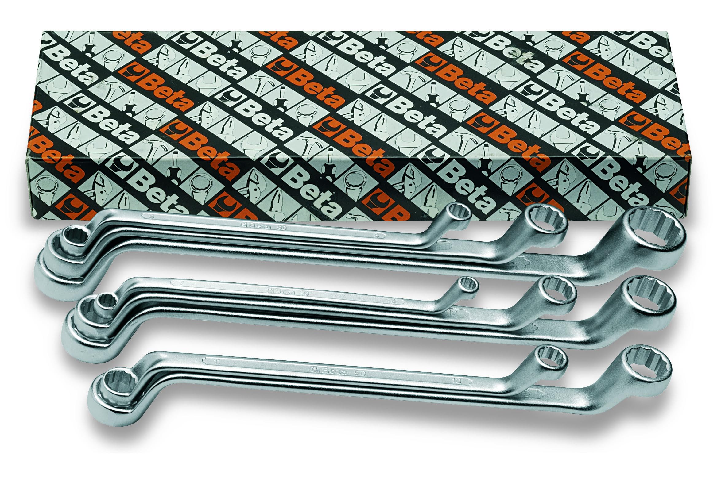 beta-90-s13-serie-13-chiavi-poligonali-doppie-curve-da-6x7-a-30x32-mm-in-scatola image 1