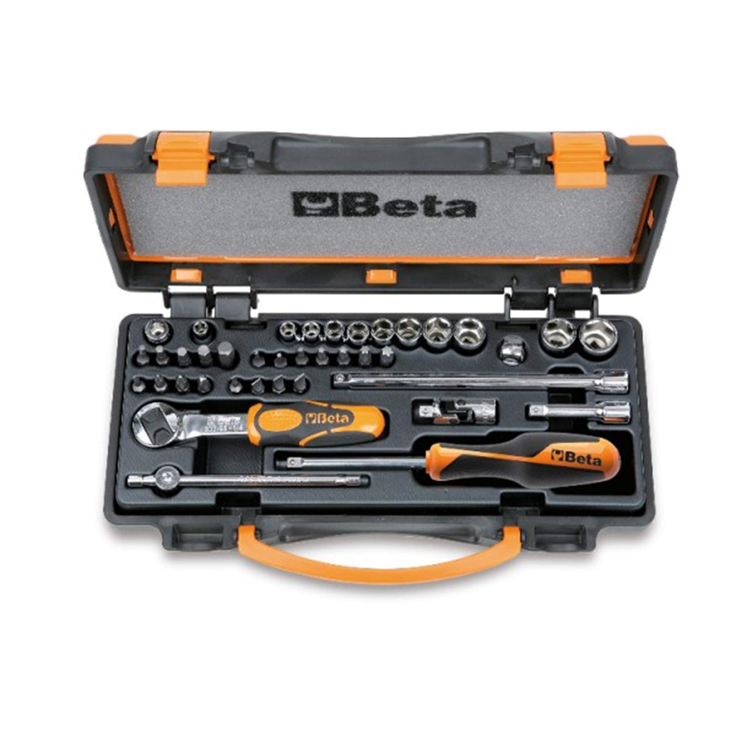 beta-900-c24-set-30-pezzi-chiavi-a-bussola-1-4-con-13-bussole-11-inserti-giravit image 6